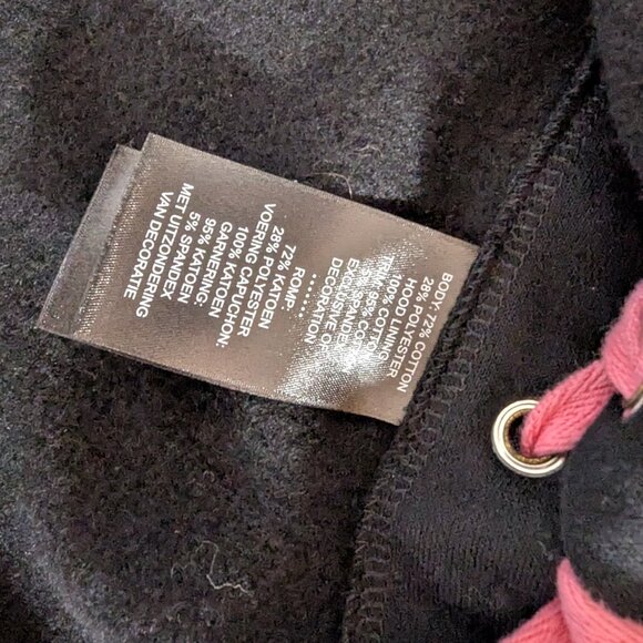 Harley Davidson Women's Black and Pink Pullover Hoodie - Picture 14 of 14